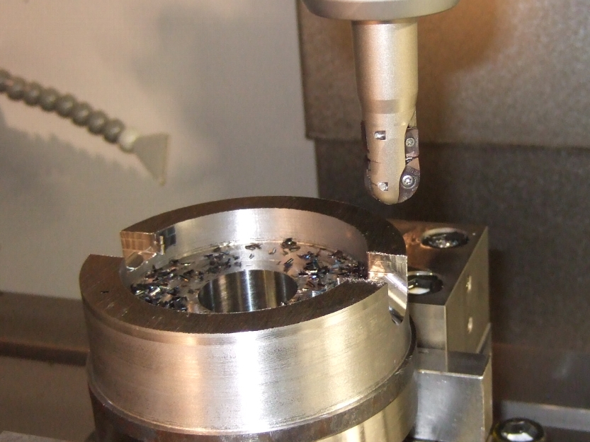 径20mmボールエンドミル加工前